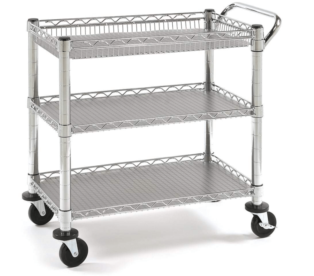 stainless steel grille trolley